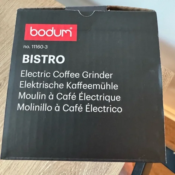 Bodum Bistro Coffee Grinder - Charcoal Gray - Picture 5 of 7